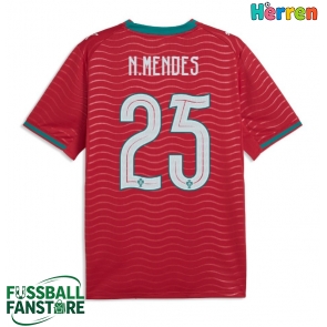 Portugal Nuno Mendes #25 Replik Heimtrikot WM 2026 Kurzarm
